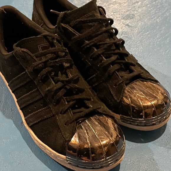 ADIDAS SUPERSTAR 80S METAL TOE PONY HAIR BLACK - Picture 3 of 14